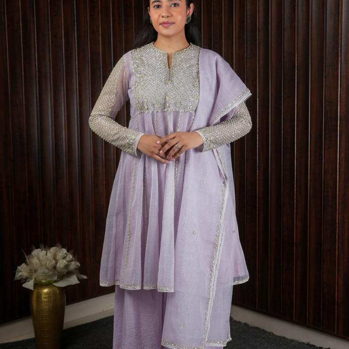 GULZAR E NEELAM SHARARA SUIT