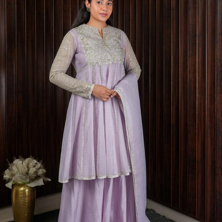 GULZAR E NEELAM SHARARA SUIT