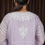 LILAC LACE A-LINE KURTI