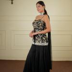 PEPLUM SHARARA SET
