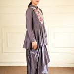 PEPLUM DHOTI SET