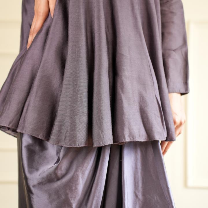 PEPLUM DHOTI SET