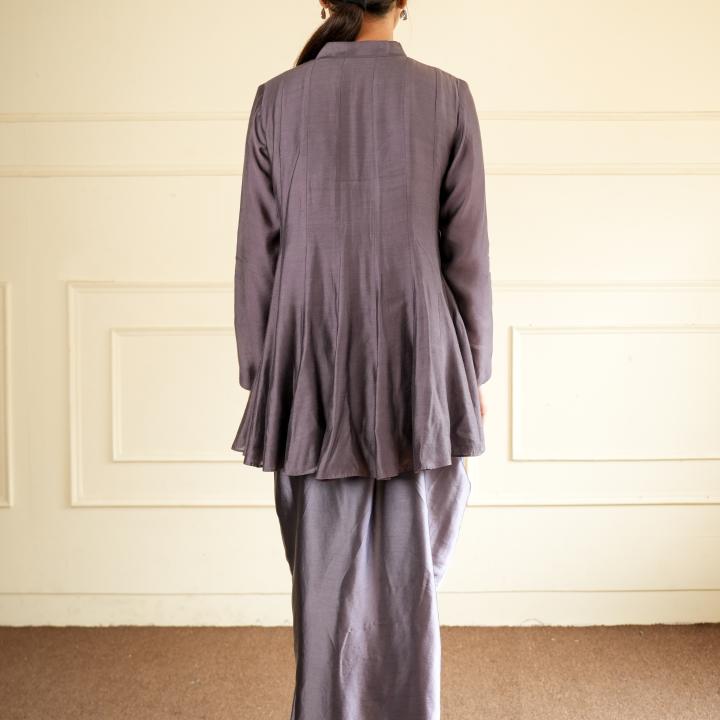 PEPLUM DHOTI SET