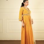 SHORT JACKET SHARARA SET