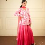 SHORT JACKET SHARARA SET