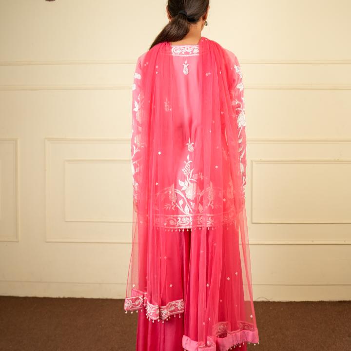 SHORT JACKET SHARARA SET
