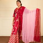 RUBY EMBER SHARARA SUIT