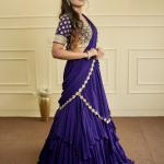 VIOLET ECLIPSE SAREE