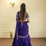 VIOLET ECLIPSE SAREE