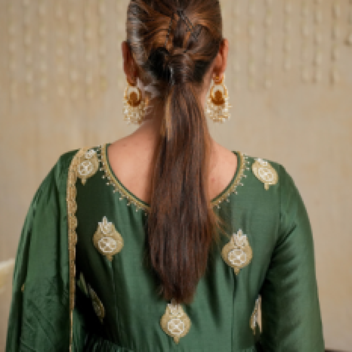 Emerald Green Anarkali Suit