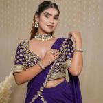 PURPLE REIGN DRAPE SAREE