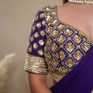 PURPLE REIGN DRAPE SAREE