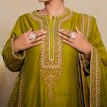 Olive Bloom sharara suit