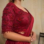 Ruby Twilight Mehroon Saree