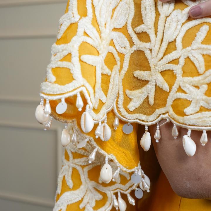 Dhoti With Cape Style